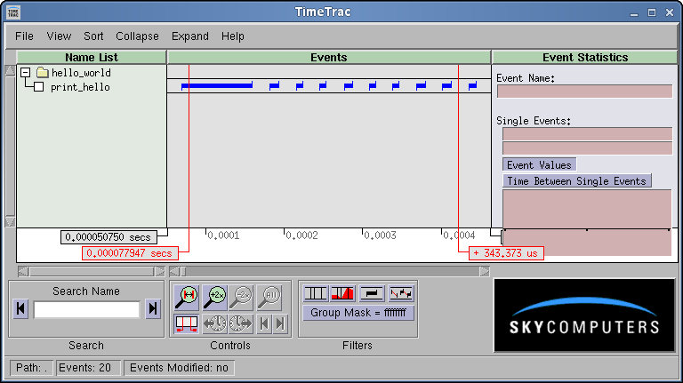 TimeTrac Screenshot