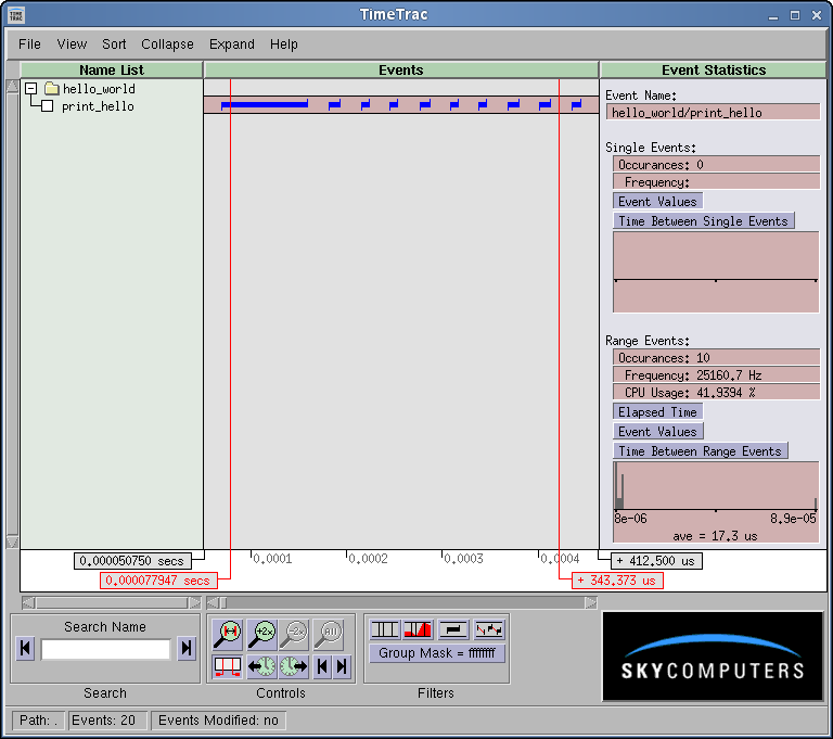 TimeTrac Screenshot